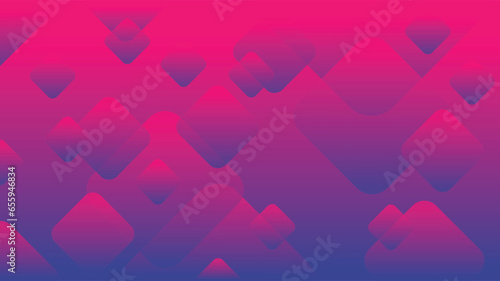 Abstract purple and red gradient background with rectangle lines © hendripiss