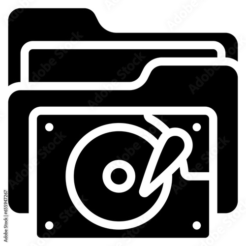 Hard Drive Folder Icon
