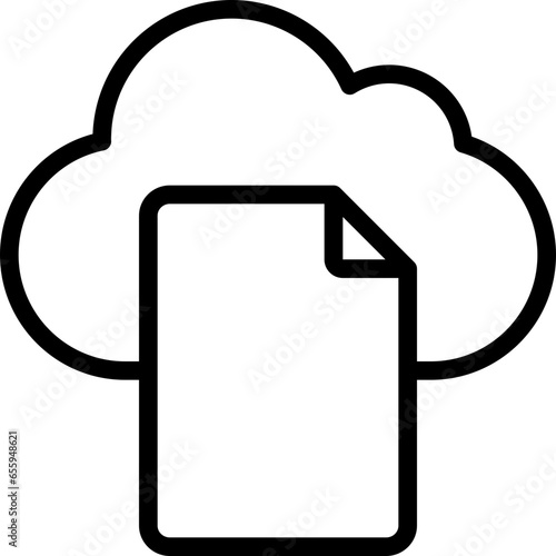 Cloud File Icon