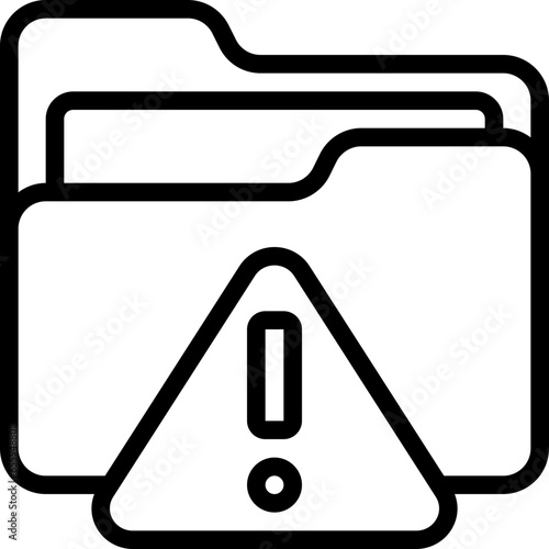 Warning Folder Icon
