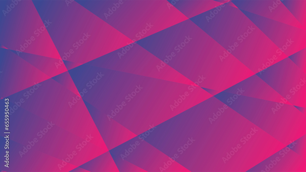 Fototapeta premium Purple and red gradient polygon abstract background