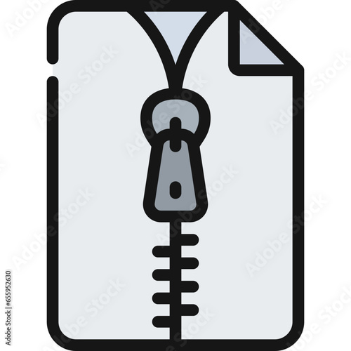 Zip File Icon