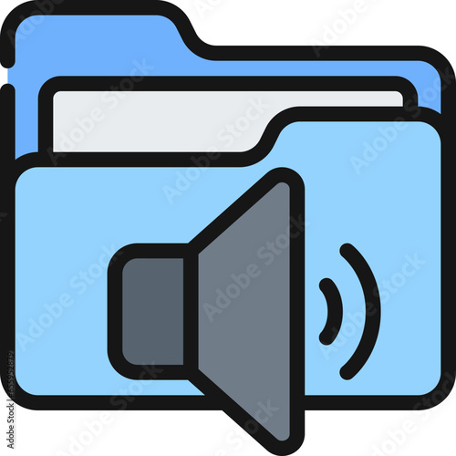 Audio Folder Icon