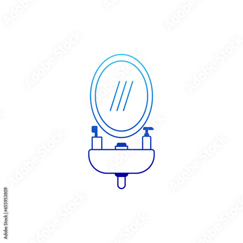 Washbasin Mirror Icon