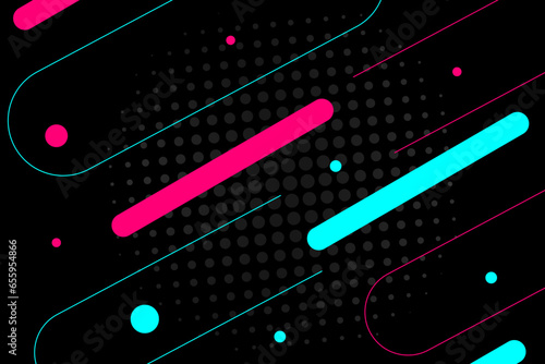 Colored modern background in the style of the social network. Digital background. Stream cover. Social media concept. Vector illustration