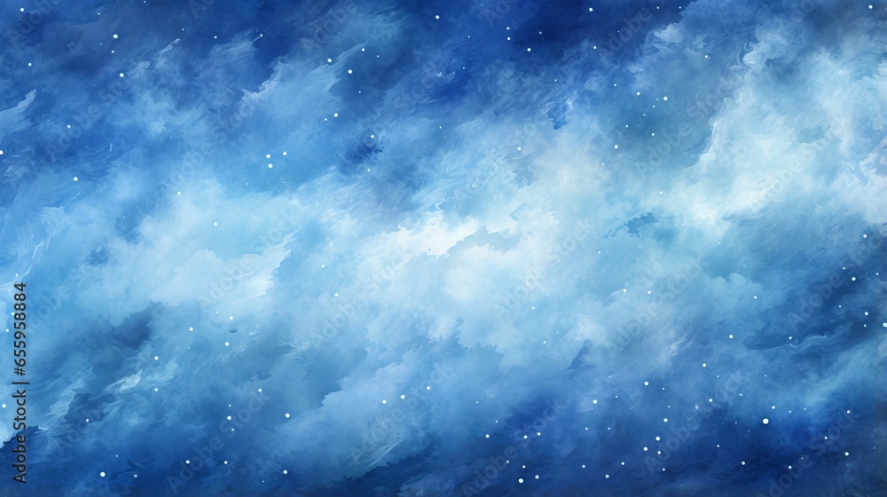 Deep blue watercolor background with fluid grunge texture Deep blue watercolor background with fluid grunge texture