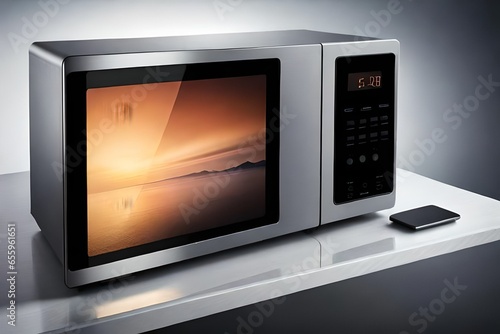 digital white oven for use generated by AI
