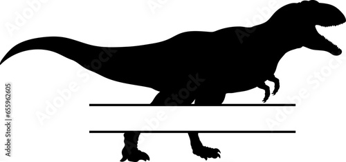 Sinraptor Dinosaur monogram Dinosaur silhouette Monogram bundles Types of dinosaurs breeds