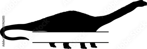 Apatosaurus Dinosaur monogram Dinosaur silhouette Monogram bundles Types of dinosaurs breeds