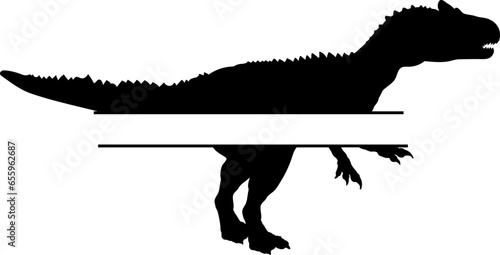 Allosaurus Dinosaur monogram Dinosaur silhouette Monogram bundles Types of dinosaurs breeds