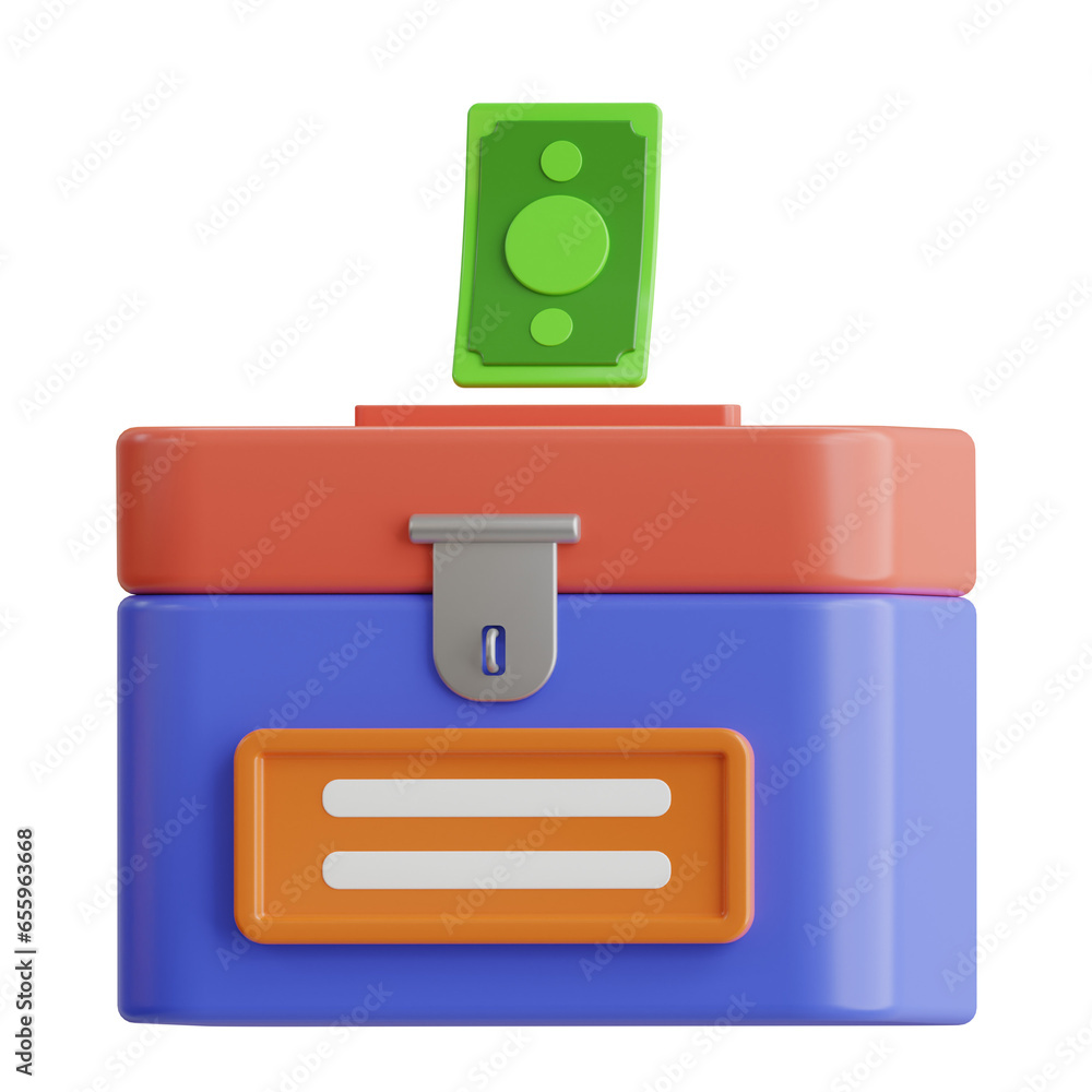 Donation 3d Illustration Donation 3d Illustration