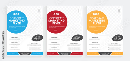 A4 size corporate agency flyer design, business conference a4 minimalist identity flyer, modern editable case study branding handout design