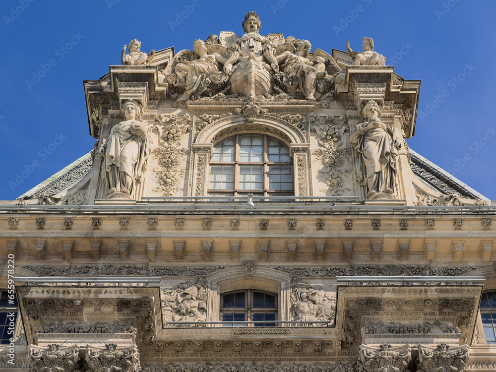 Detail: Louvre Museum