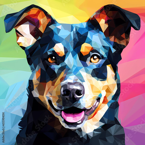 gradient dog