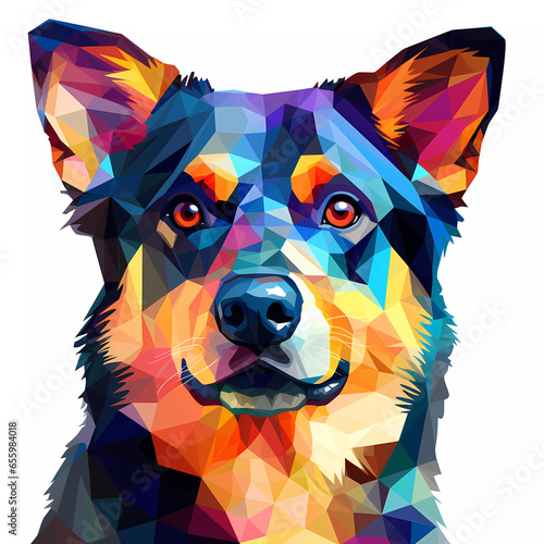 gradient dog