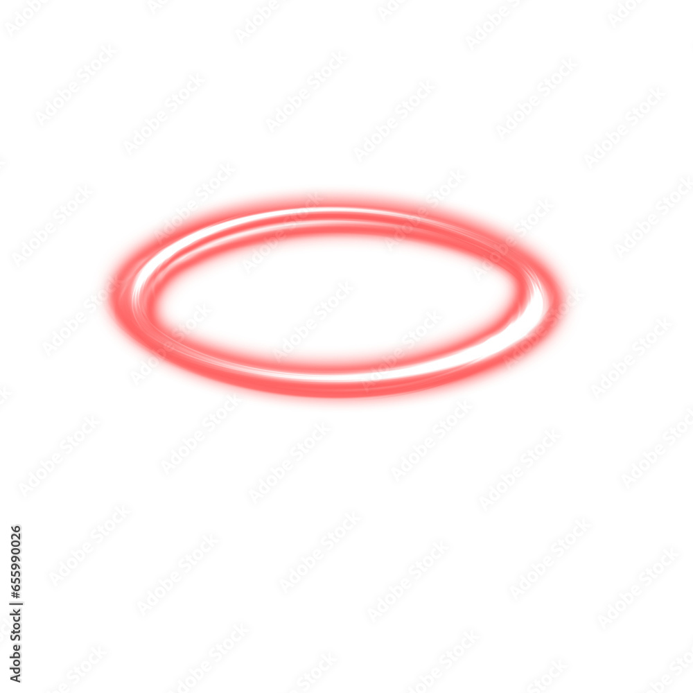 Naklejka premium transparent glowing light circle for design