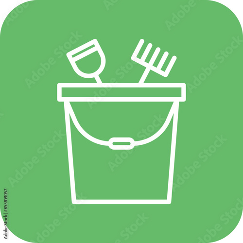 Sand Bucket Icon