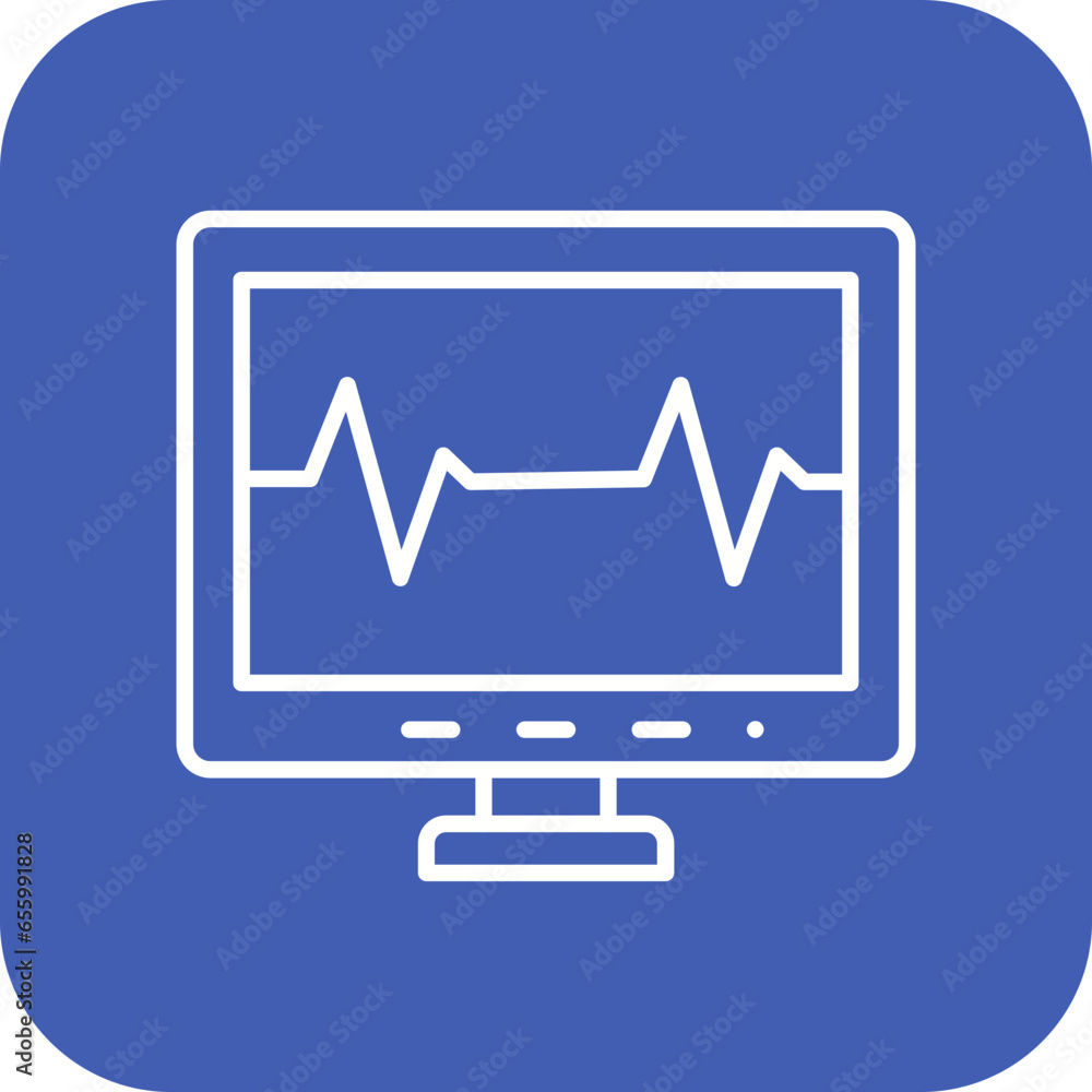 Electrocardiogram Icon Electrocardiogram Icon