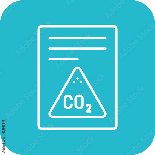 Carbon dioxide Report Icon
