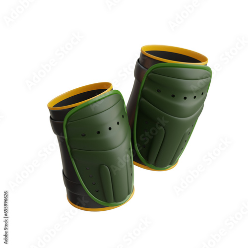 Kneepad 3d Illustration photo