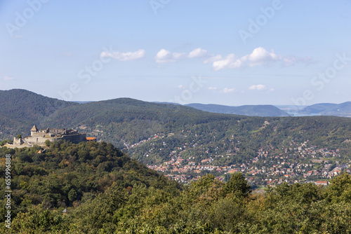 view of the mountains in the morning