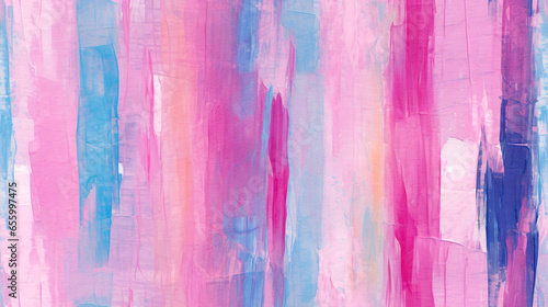 An abstract watercolor painting featuring a captivating pink stripes pattern. Seamless..