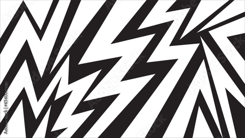 Abstract background with various zigzag pattern