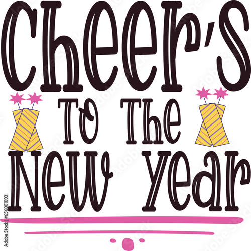 Happy New Year SVG Design