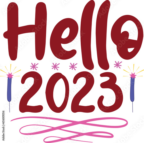 Happy New Year SVG Design