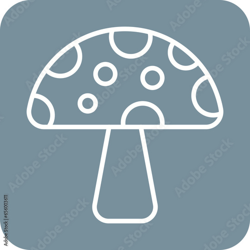 Spring Mushroom Icon