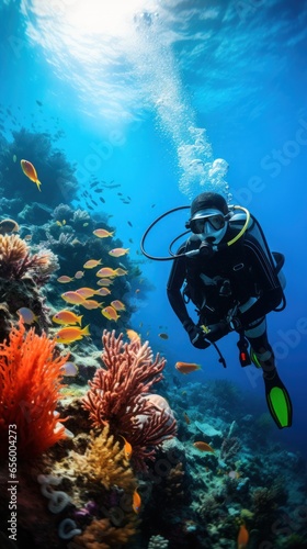 Obraz na plátně Coral reef conservation