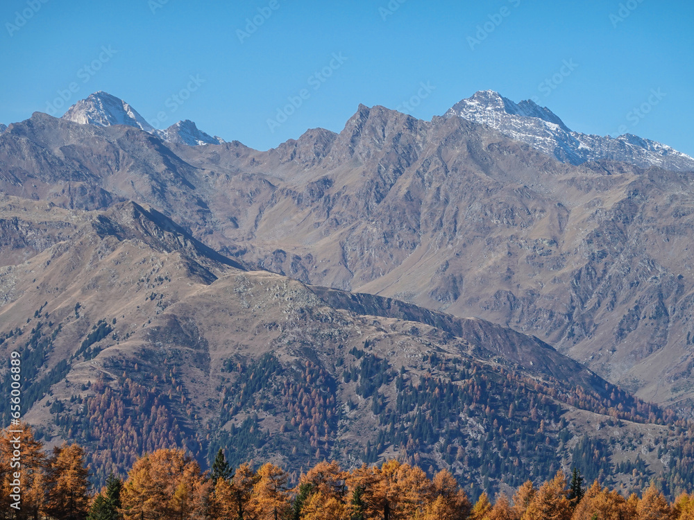 Wanderung auf dem Hirzer in Südtirol mit Blick auf Hohe Wilde und Hohe Weiße