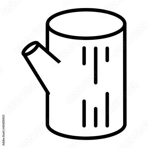 Outline Log icon