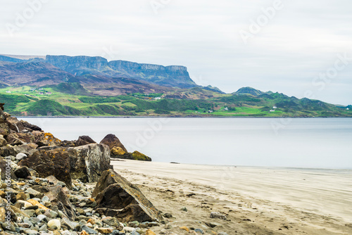 isle of Skye, springtime landscape, Scotland, UK photo