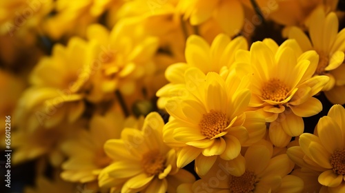 Botanical Elegance  Macro Yellow Flower Photography Wallpaper