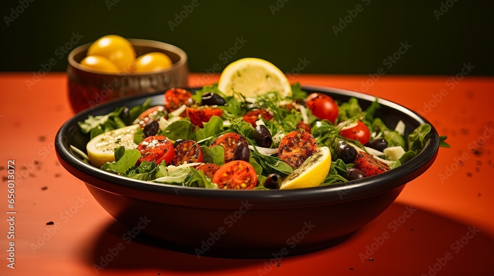 salad with vegetables salad with vegetables