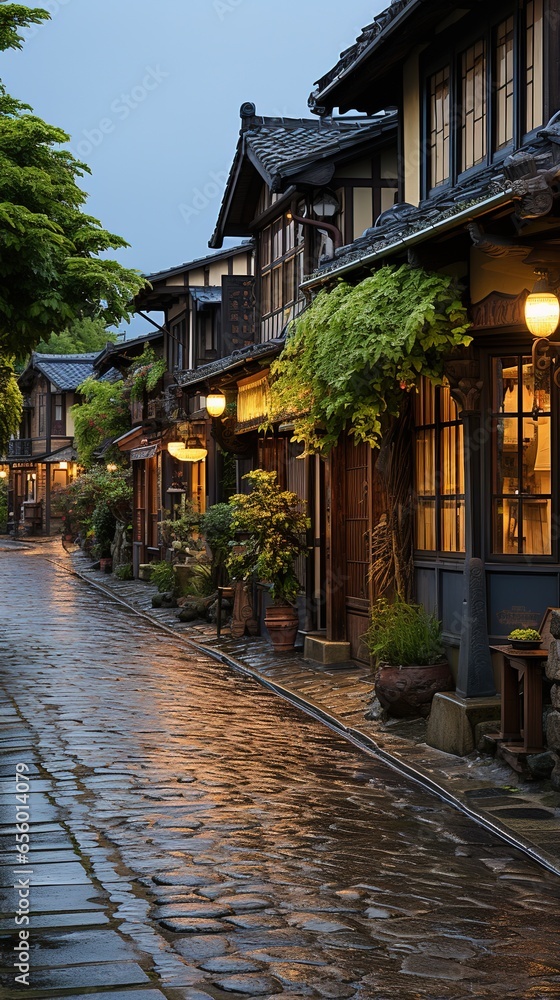 Fototapeta premium A beautiful environment of the world during rainy season