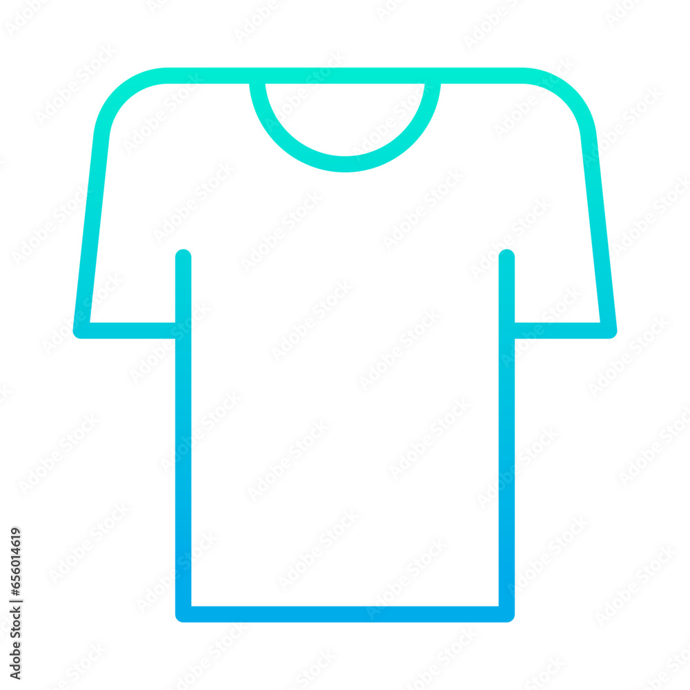 Outline gradient T-Shirt icon Outline gradient T-Shirt icon