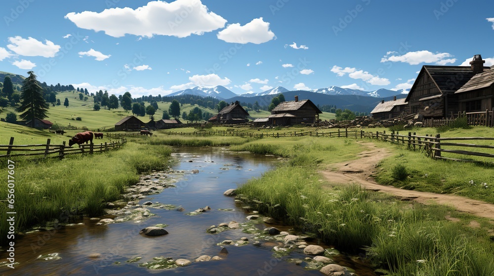 A beautiful environment of the world during Summer A beautiful environment of the world during Summer