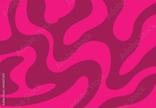 Minimalist background with cute wavy lines pattern