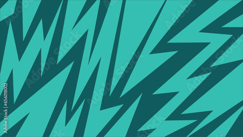 Abstract black and white background with spikes and zigzag line pattern	
