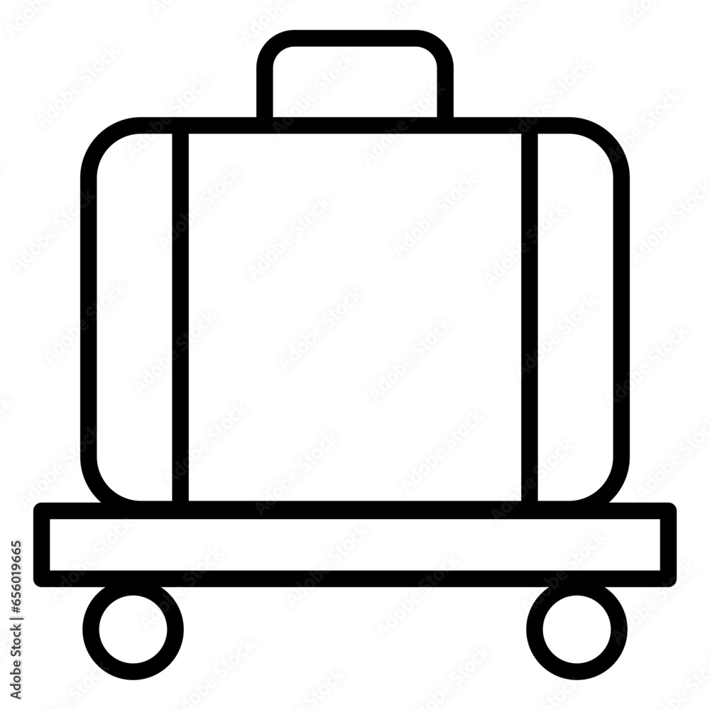 Outline Suitcase icon Outline Suitcase icon