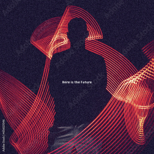 Imagen de multi uso, estilo futurista con edición creativa disponible