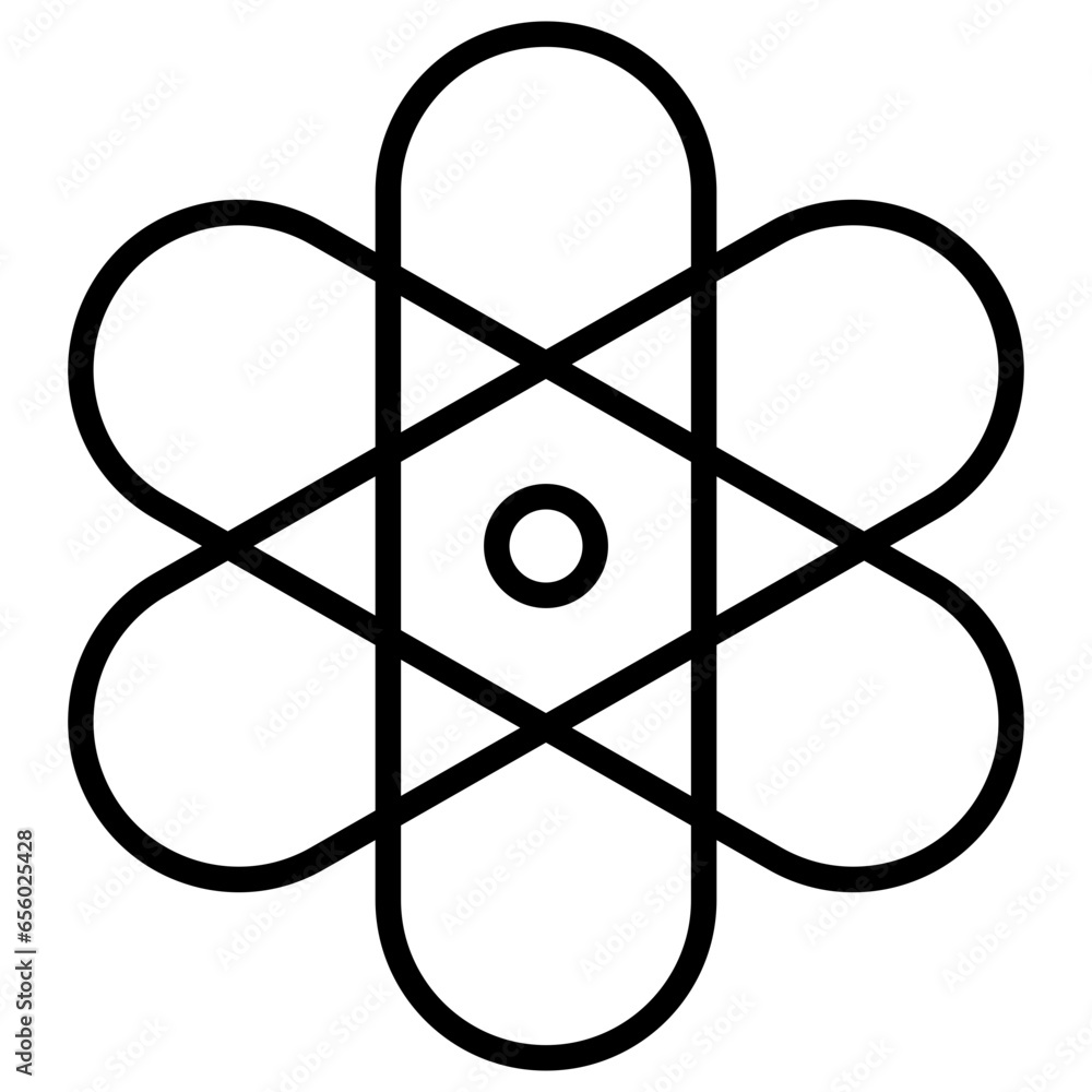 Outline Atom icon