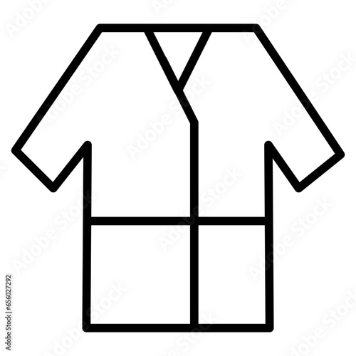 Outline Bathrobe icon