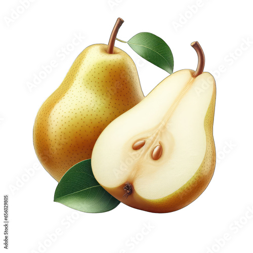 Sweet and Succulent Pear, GENERATIVE AI