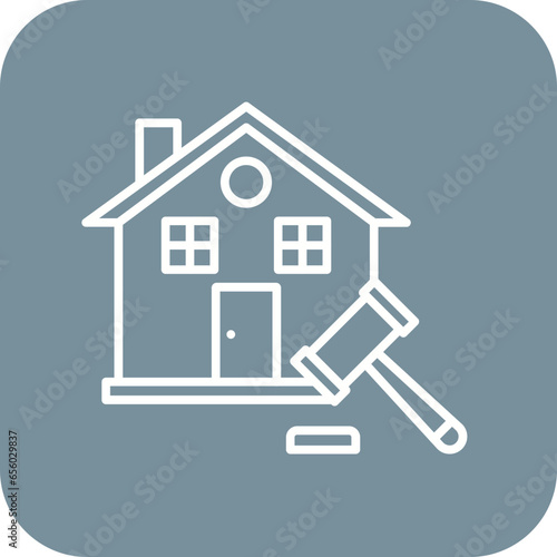 House Auction Icon