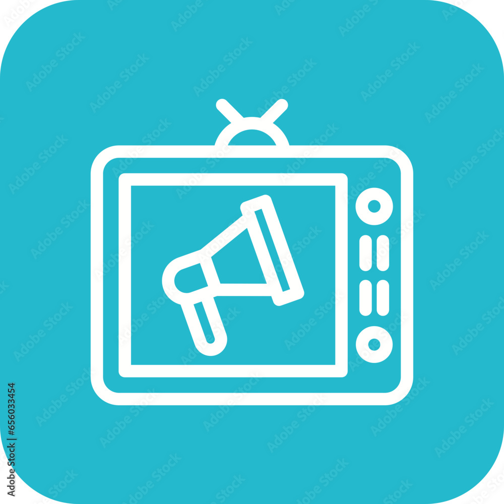 Broadcast Marketing Icon Broadcast Marketing Icon