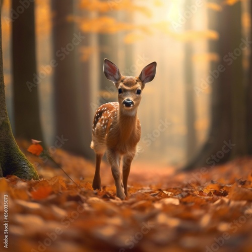Gazelle in the forest