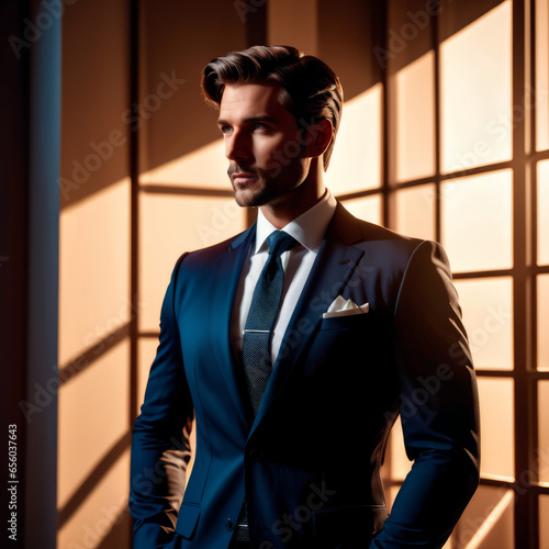 businessman, business, handsome, suit, people, person, executive, confident, manager, guy, tie, success, looking, model, standing, outside, office, smiling, face, fashion, serious, outdoor, men, profe